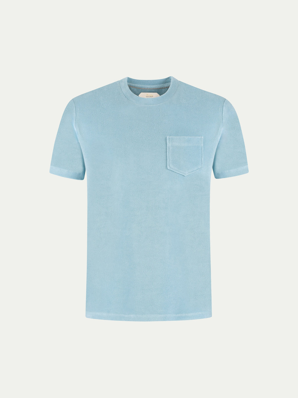 Blue Turquoise Terry Towelling T-Shirt