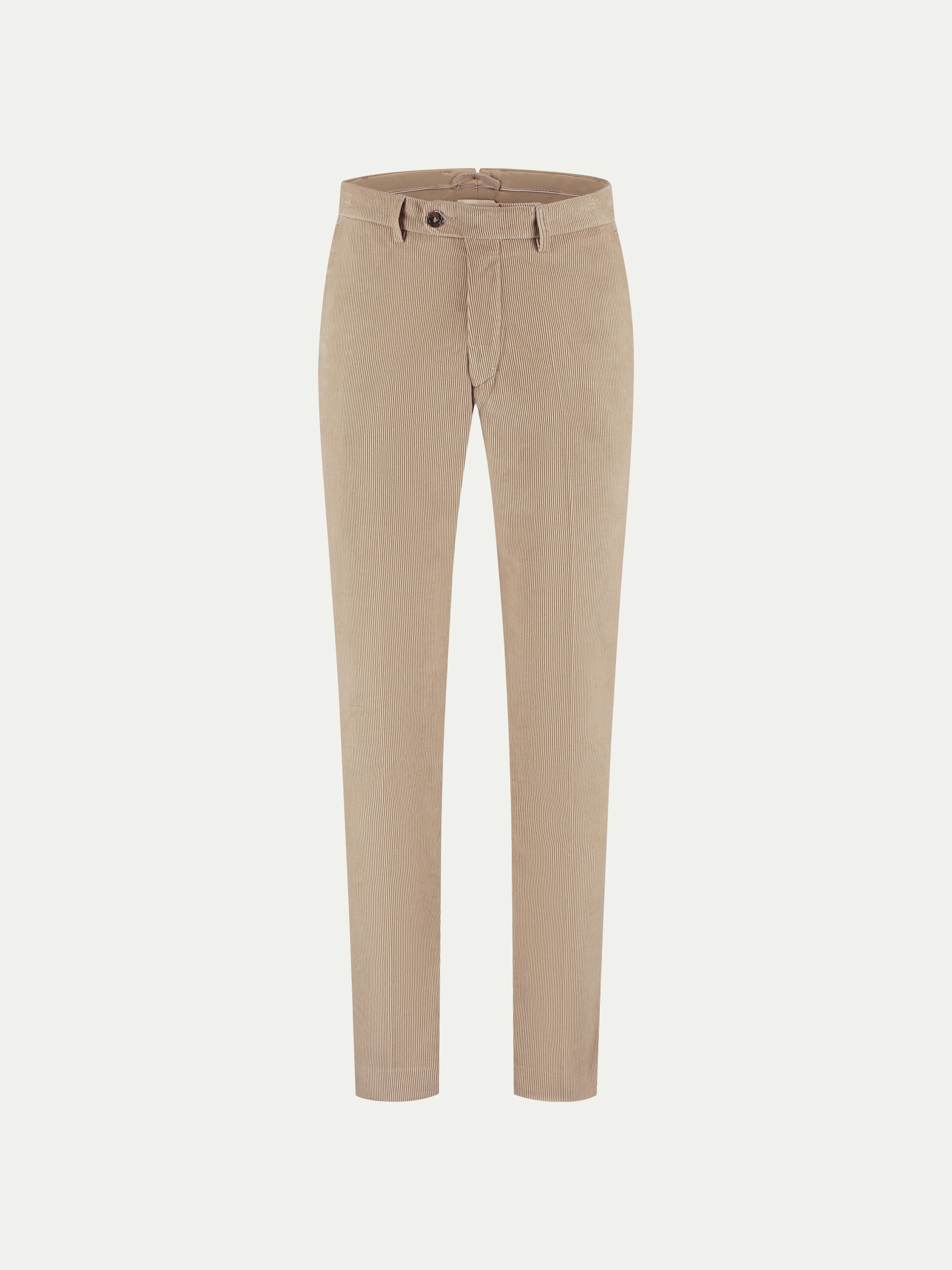 Beige Corduroy Metropolitan Trousers