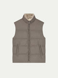 Ash Grey AUR1 Body Warmer Fur