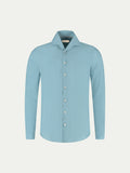 Blue Turquoise Linen Seaside Shirt